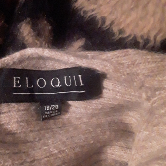 ⚜️ KNIT SWEATER JUMPSUIT HEATHERED OATMEAL FLECK NWOT - Picture 3 of 16